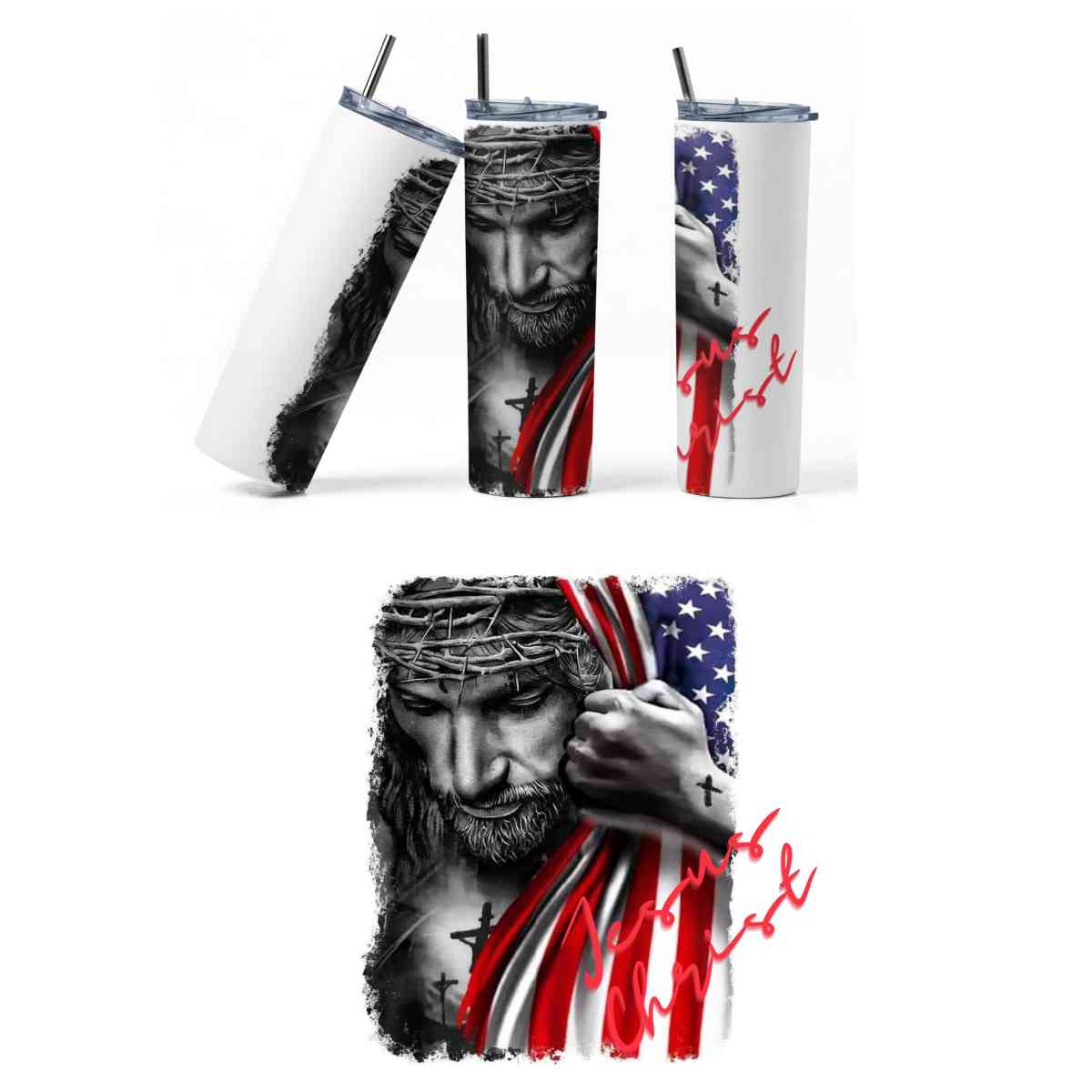 Jesus christ stainless steel tumbler - Orlando, Florida