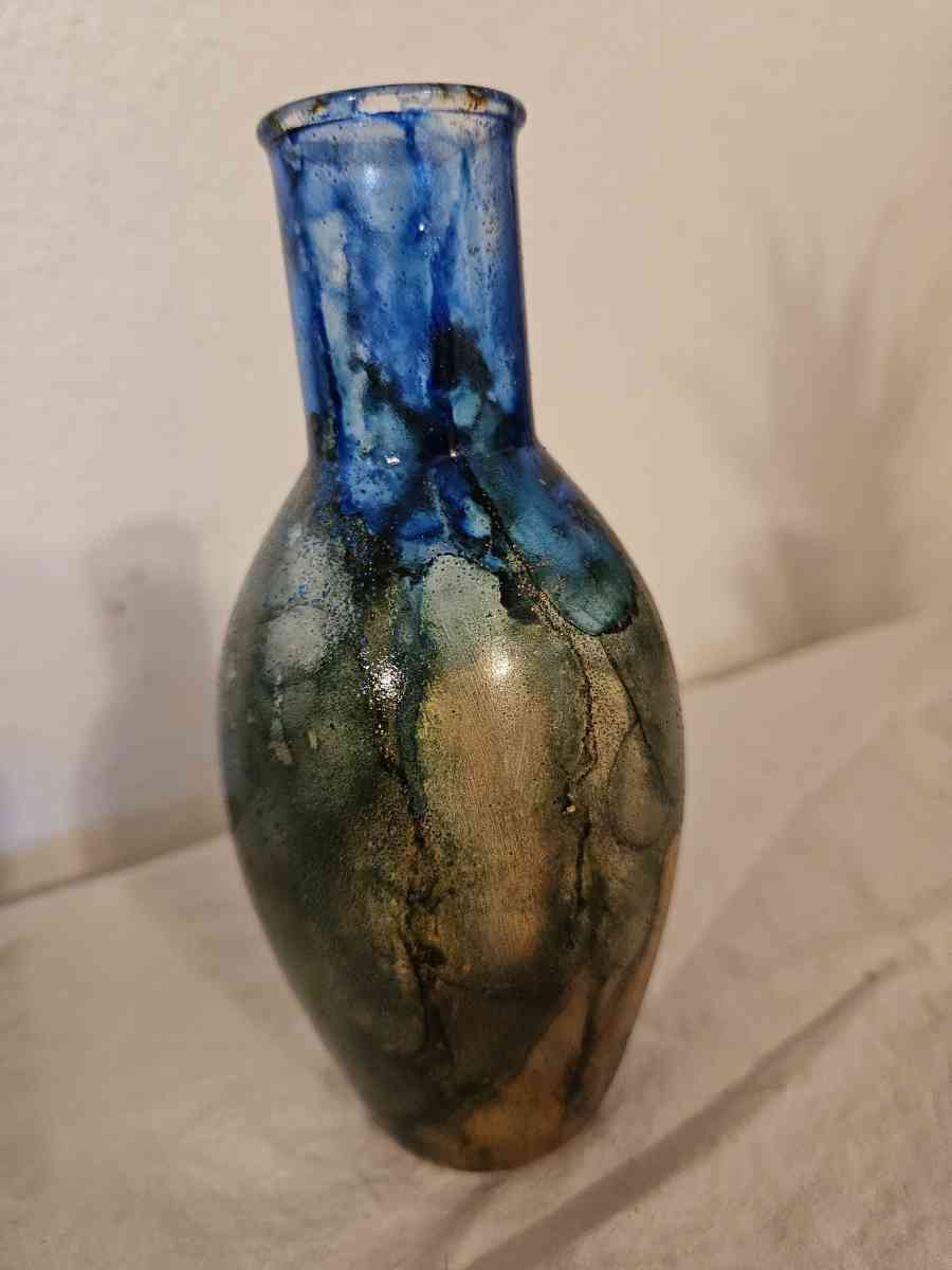 handpainted glass items and wood and stone sculptures - Coolidge, Arizona - FleaMarketBay