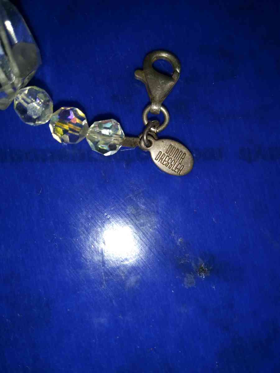 Donna Dressler Faceted Rock Crystal necklace - Pawtucket, Rhode Island - FleaMarketBay