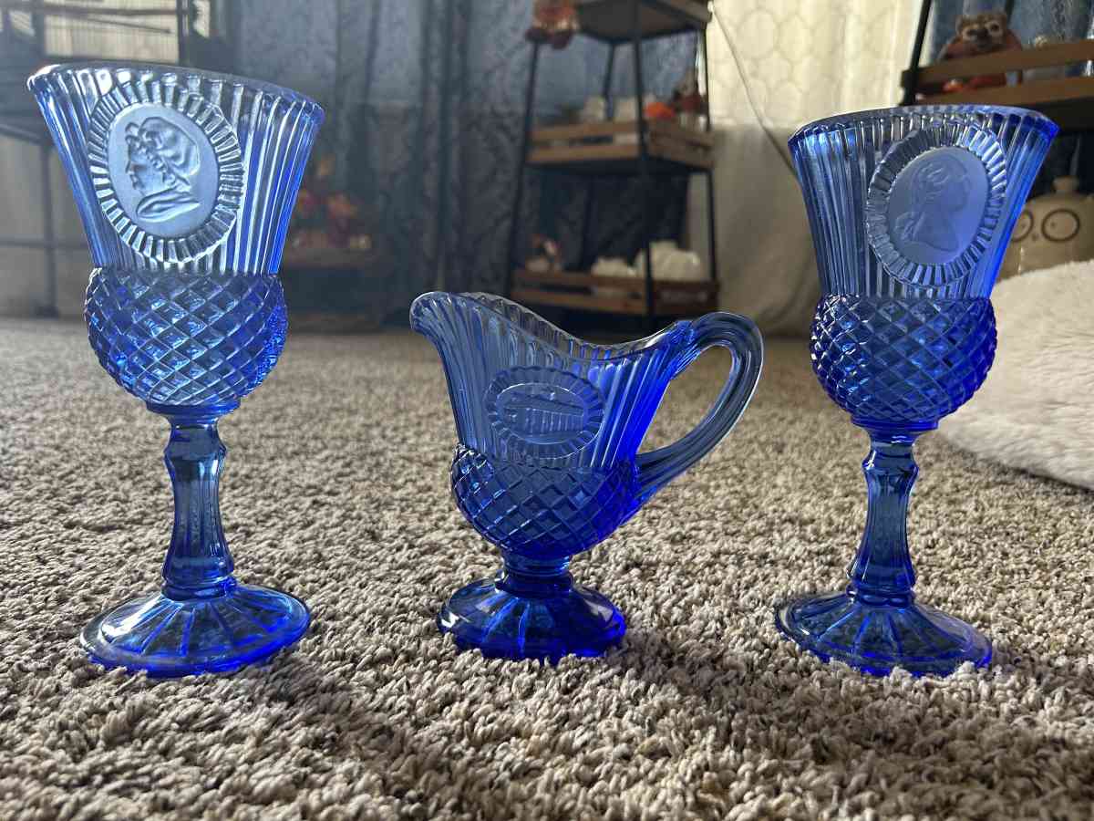 wine and pitcher set of george Washington and marry - Los Lunas, New Mexico - FleaMarketBay