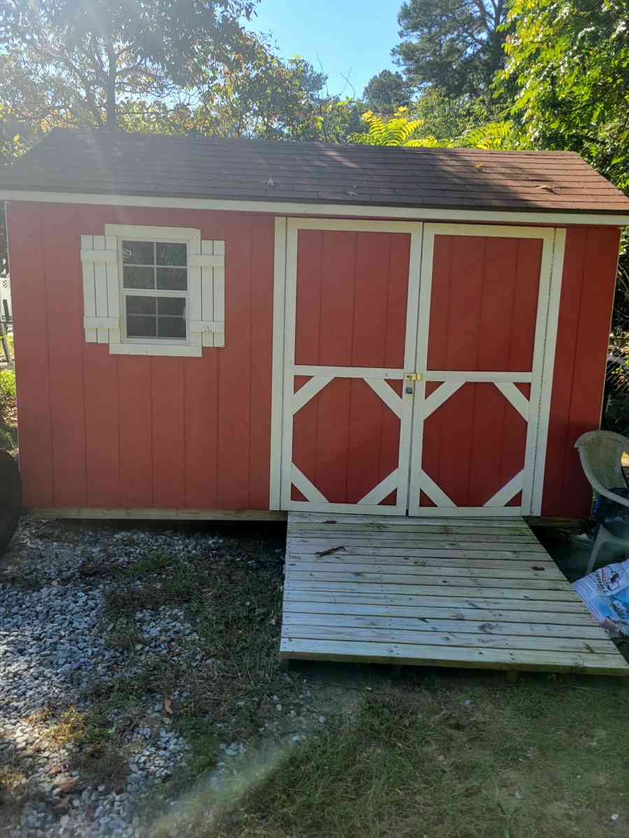 8ft x12ft 1 yr old shed Excellent Condition - Vineland, New Jersey