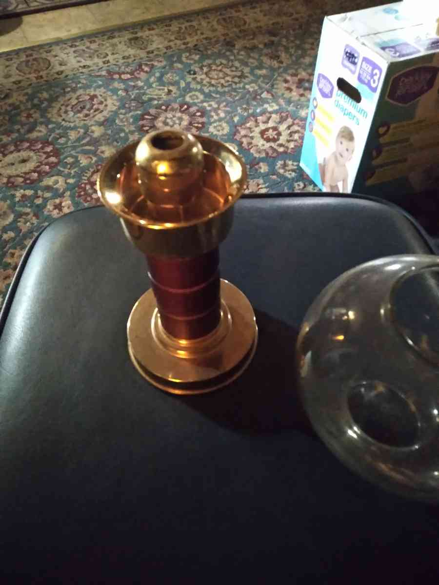 antique candle lamp - Keene, New Hampshire - FleaMarketBay