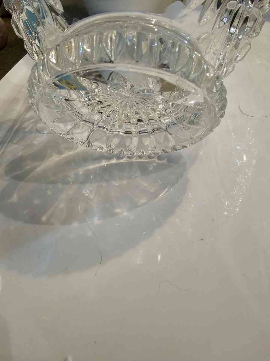 antique crystal bowl