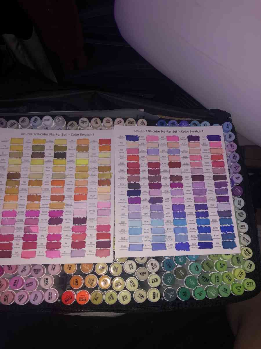 320 ohuhu markers - Citrus Heights, California - FleaMarketBay