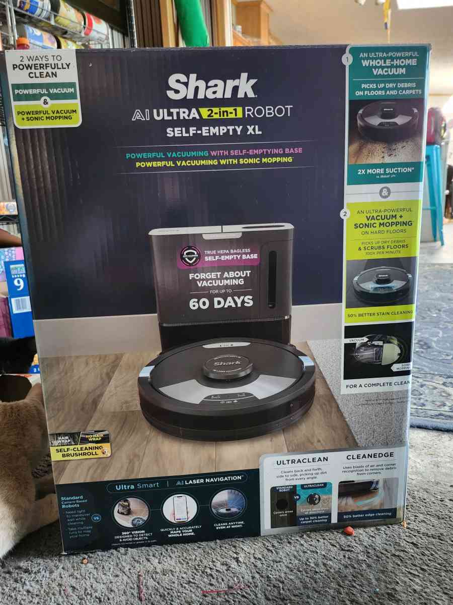 shark ai ultra 2 in 1self empty xl - Madison, Indiana - FleaMarketBay