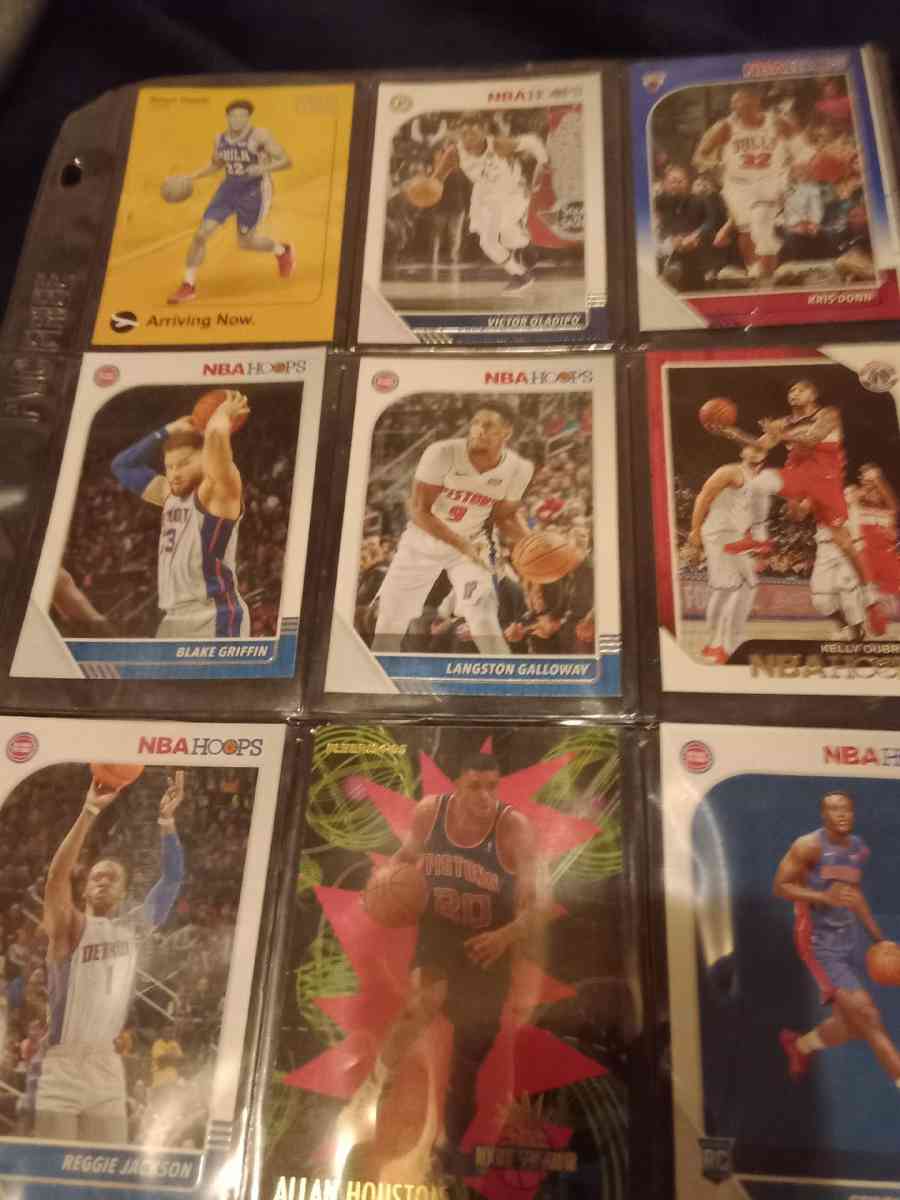 NBA Legends basketball cards - Detroit, Michigan