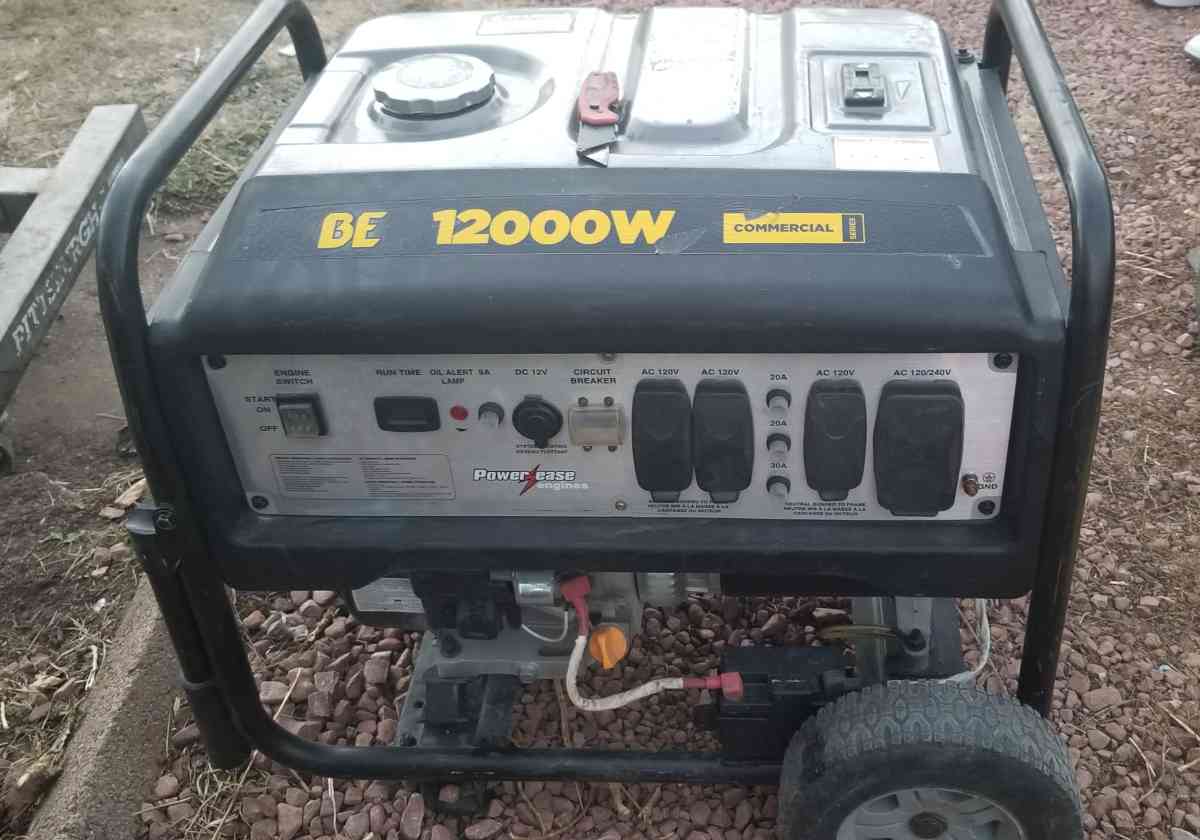 BE Powerease 12000 watt commercial generator - Denver, Colorado