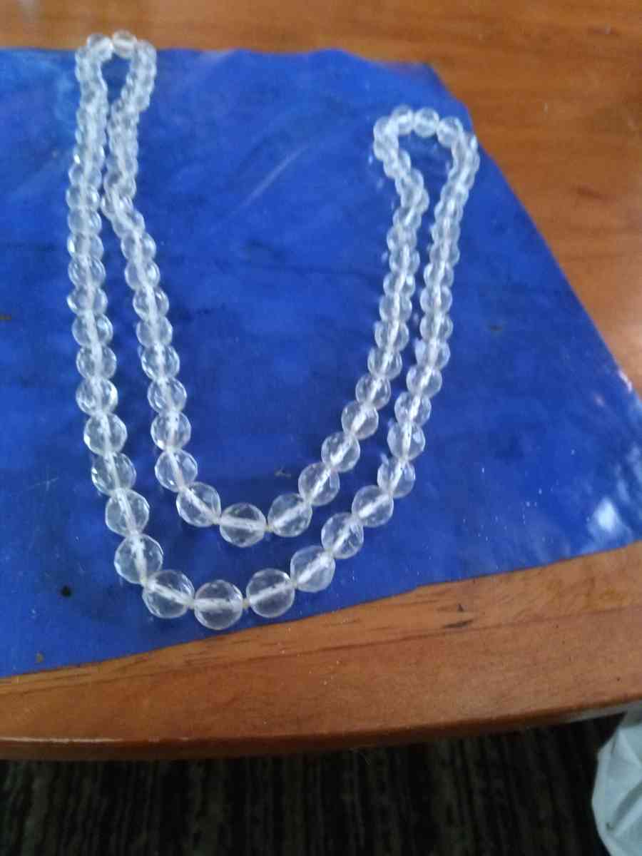 Vintage Crystal Opera Length 18 inches - Pawtucket, Rhode Island