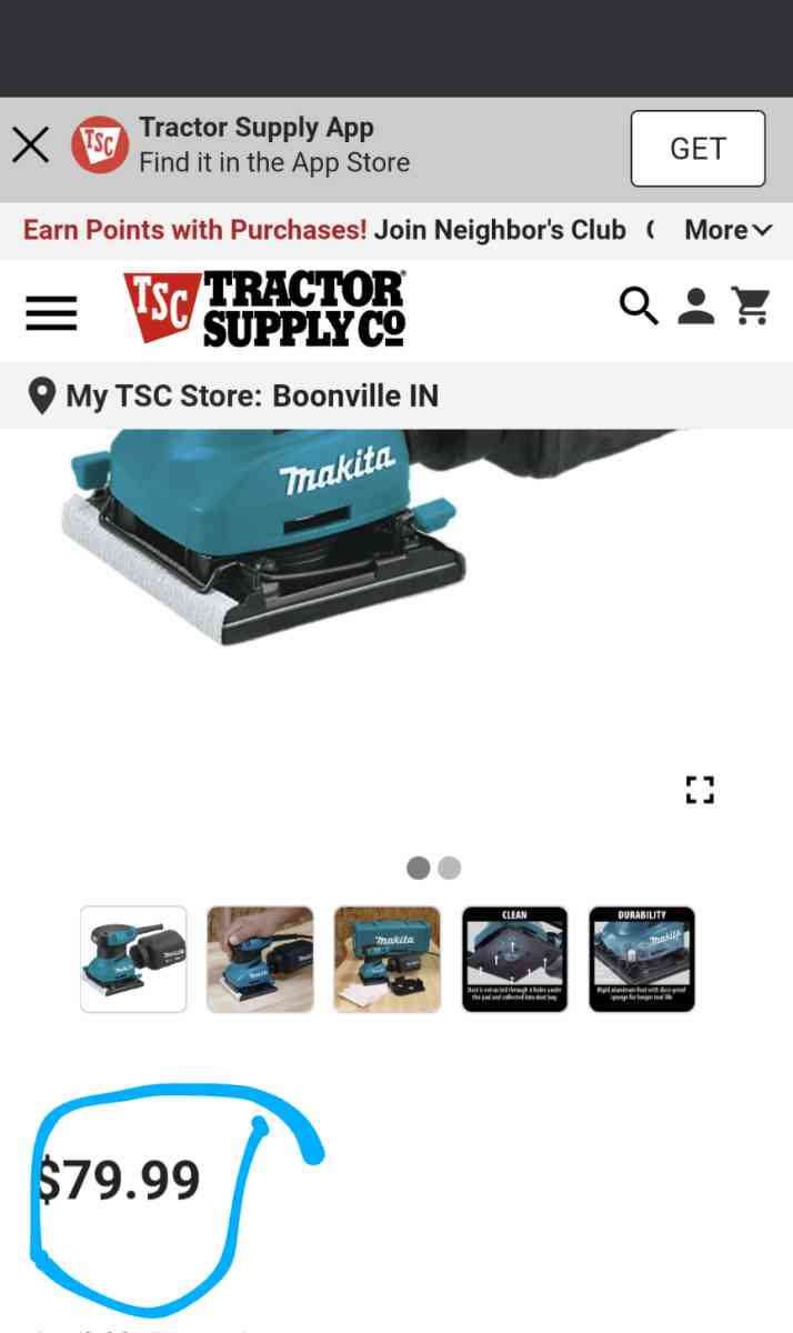 Makita 14 sheet sander - Corbin, Kentucky - FleaMarketBay