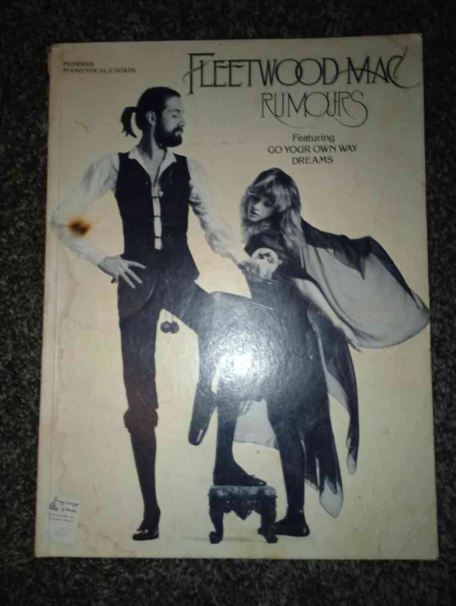7 Vintage Sheet Music Classic Rock - Currituck, North Carolina - FleaMarketBay