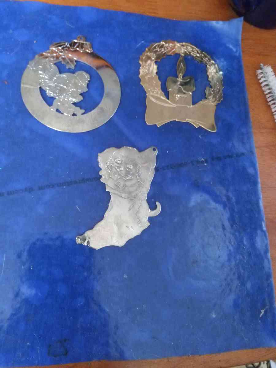 3 Leonard Christmas Ornaments - Pawtucket, Rhode Island - FleaMarketBay