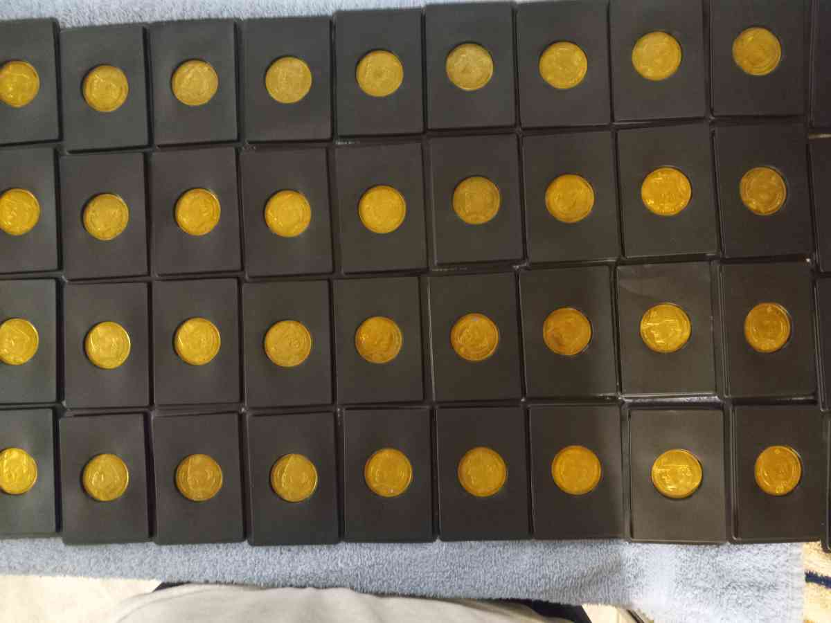 baseball cards mint collection with 50 coins - Holiday, Florida