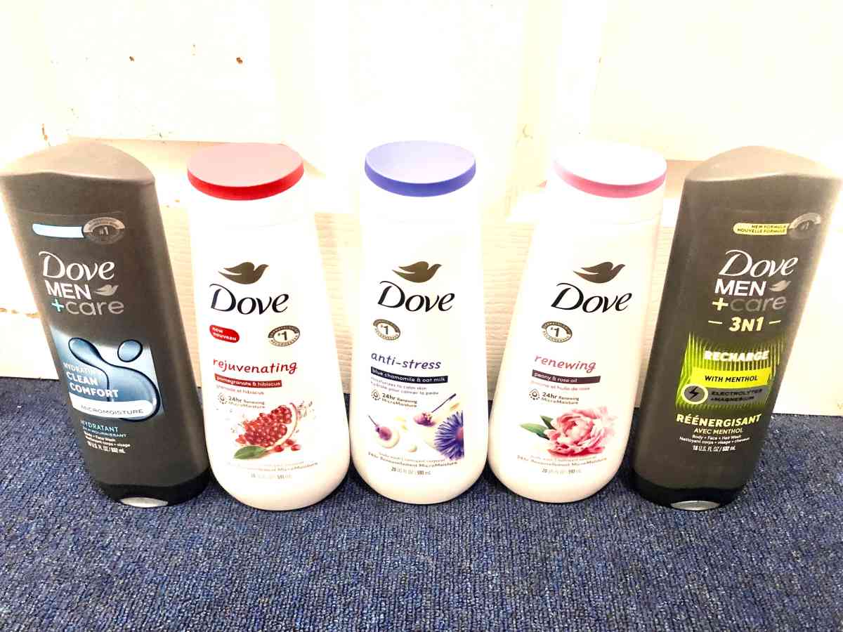 DOVE BODY WASH - Worcester, Massachusetts