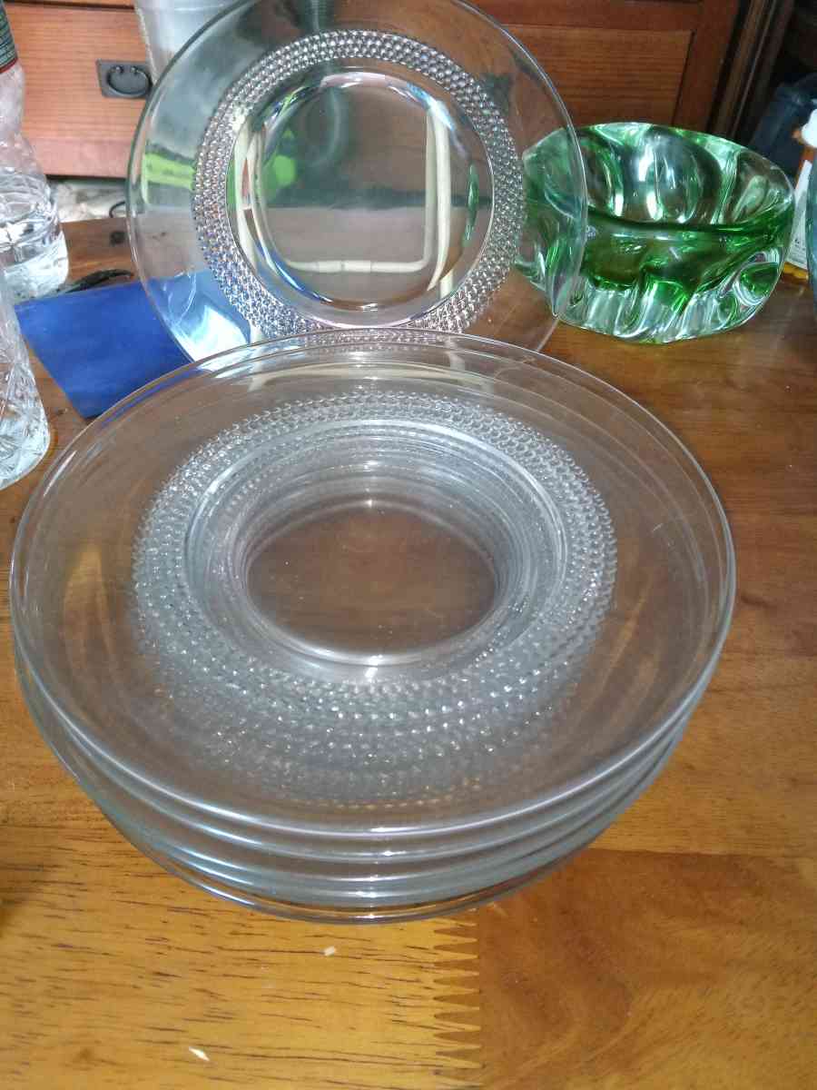 8 Duncan and Miller TEARDROPS luncheon plates - Pawtucket, Rhode Island - FleaMarketBay