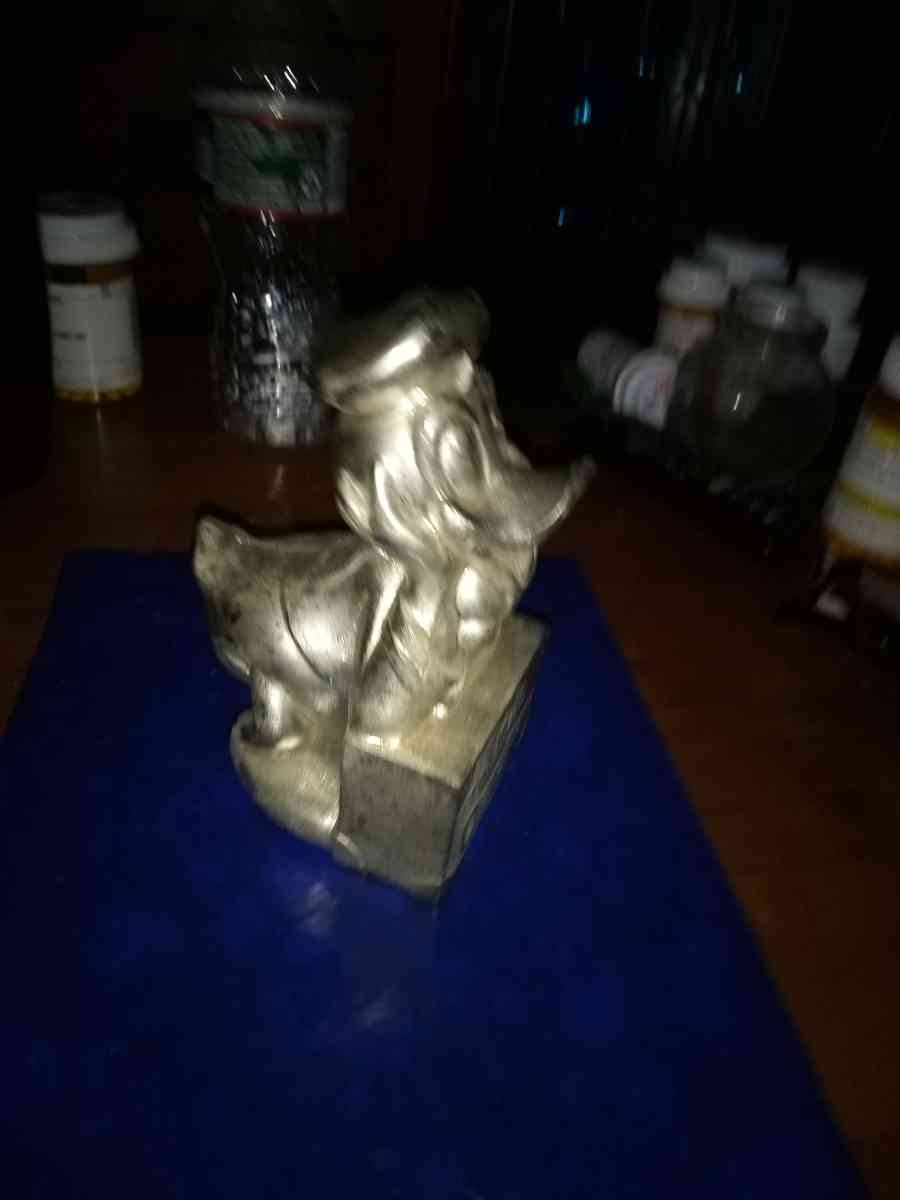 Donald Duck silver plated bank - Pawtucket, Rhode Island - FleaMarketBay