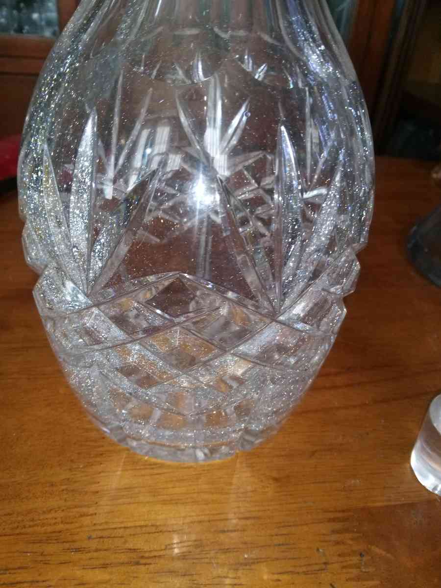 Vintage Crystal Decanter - Pawtucket, Rhode Island - FleaMarketBay