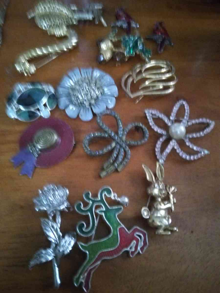 15 vintage Costume pins - Pawtucket, Rhode Island