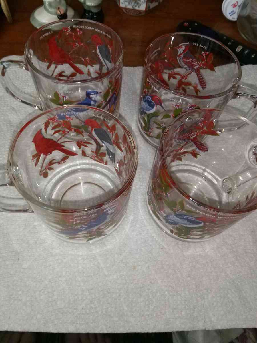 4 Arcorac Audubon Birds of America Mugs - Pawtucket, Rhode Island - FleaMarketBay