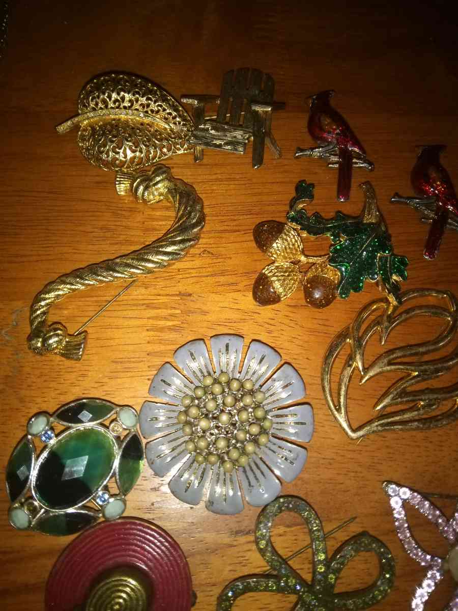 15 vintage Costume pins - Pawtucket, Rhode Island - FleaMarketBay