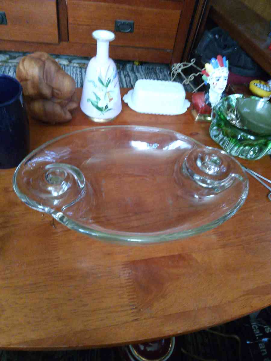 1955 Tiffin Modern num 6485 double Candleholders - Pawtucket, Rhode Island - FleaMarketBay