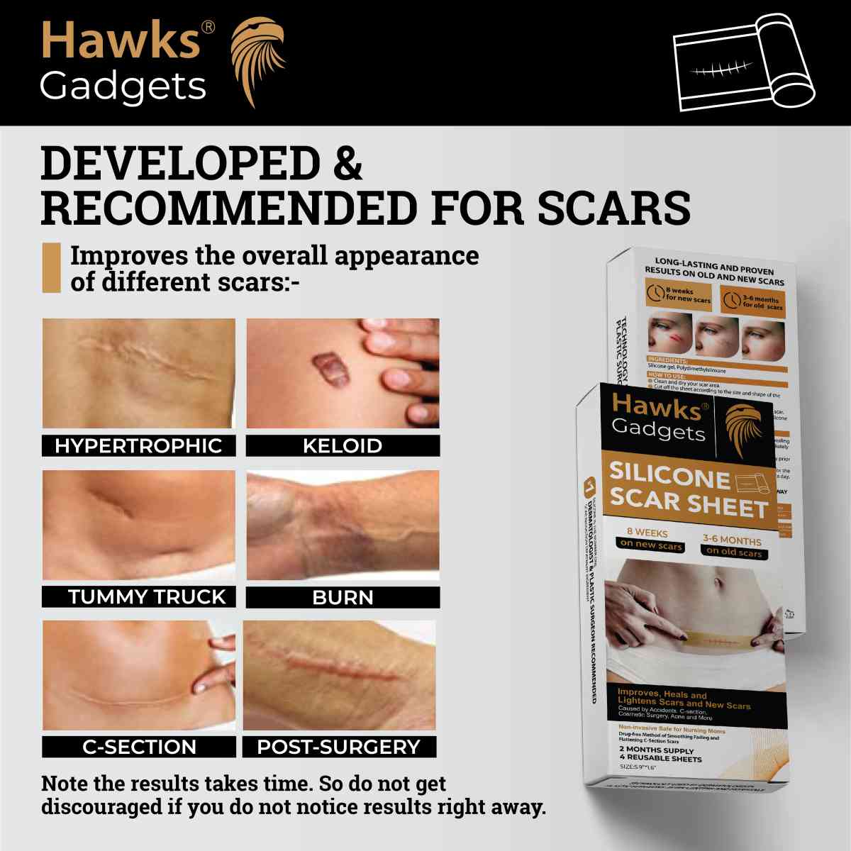SILICONE SCAR SHEET - Lincolnwood, Illinois - FleaMarketBay
