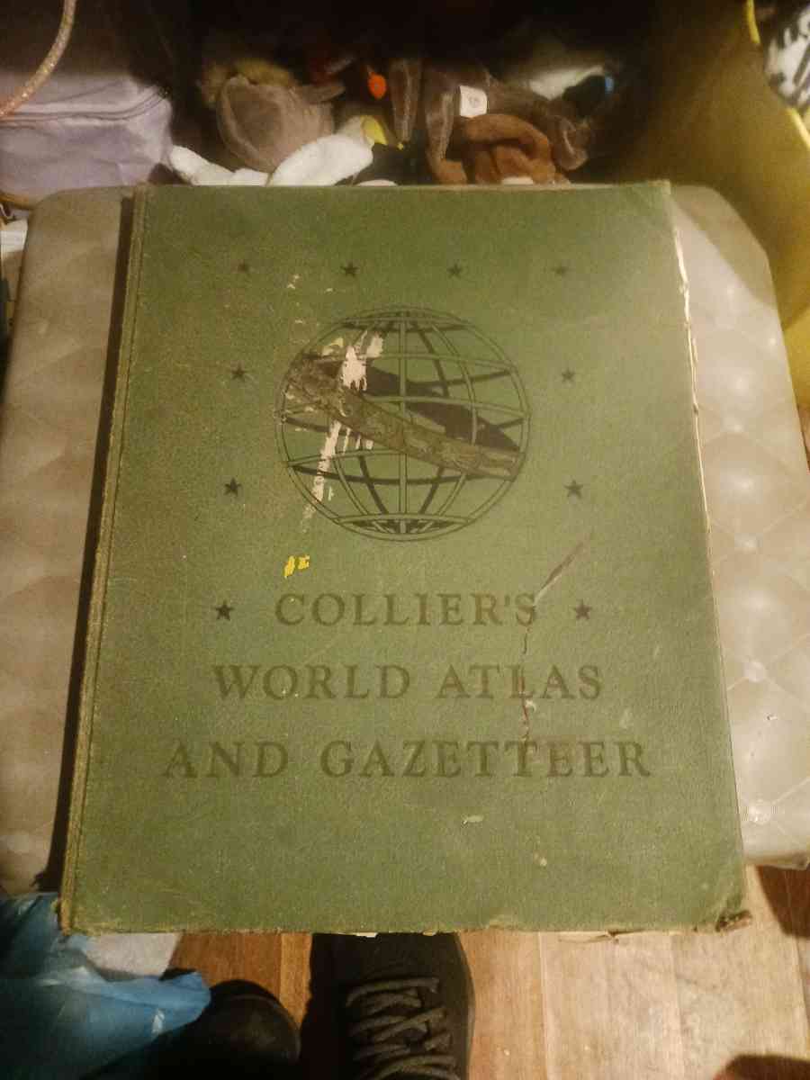 Colliers World Atlas and Gazetteer - Morganton, Georgia