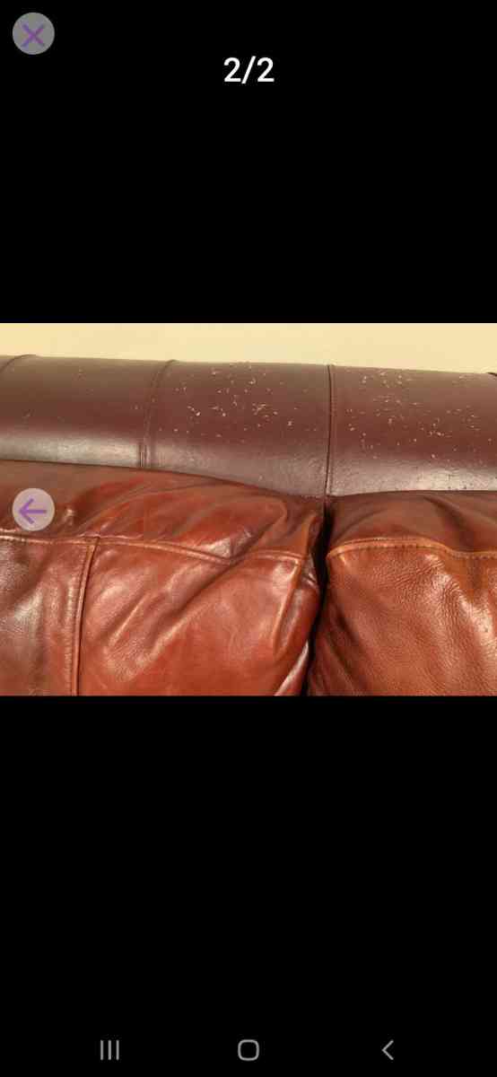 leather couch - Federal Way, Washington
