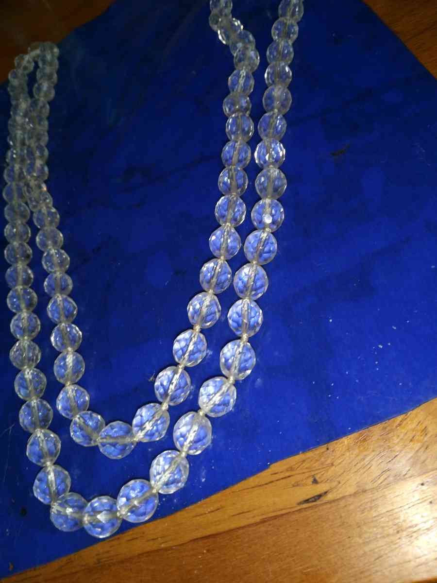 Vintage Crystal Opera Length 18 inches - Pawtucket, Rhode Island - FleaMarketBay