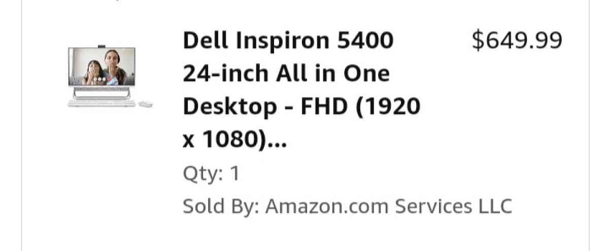 Dell All In One Computer 24 Inch - Malvern, Pennsylvania - FleaMarketBay