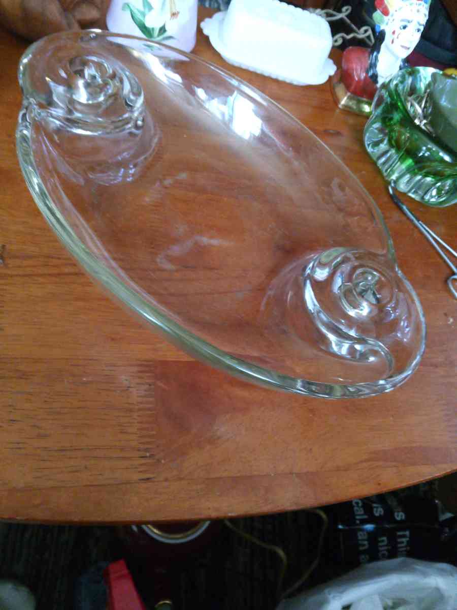 1955 Tiffin Modern num 6485 double Candleholders - Pawtucket, Rhode Island - FleaMarketBay