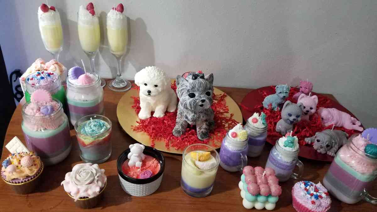 homemade handmade decor candles for the home - Tarpon Springs, Florida - FleaMarketBay