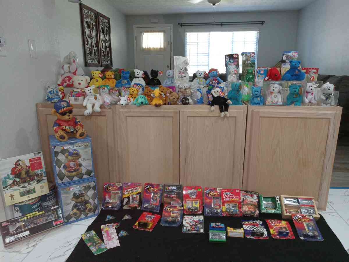 Beanie baby collection and NASCAR collection - Orange Park, Florida - FleaMarketBay