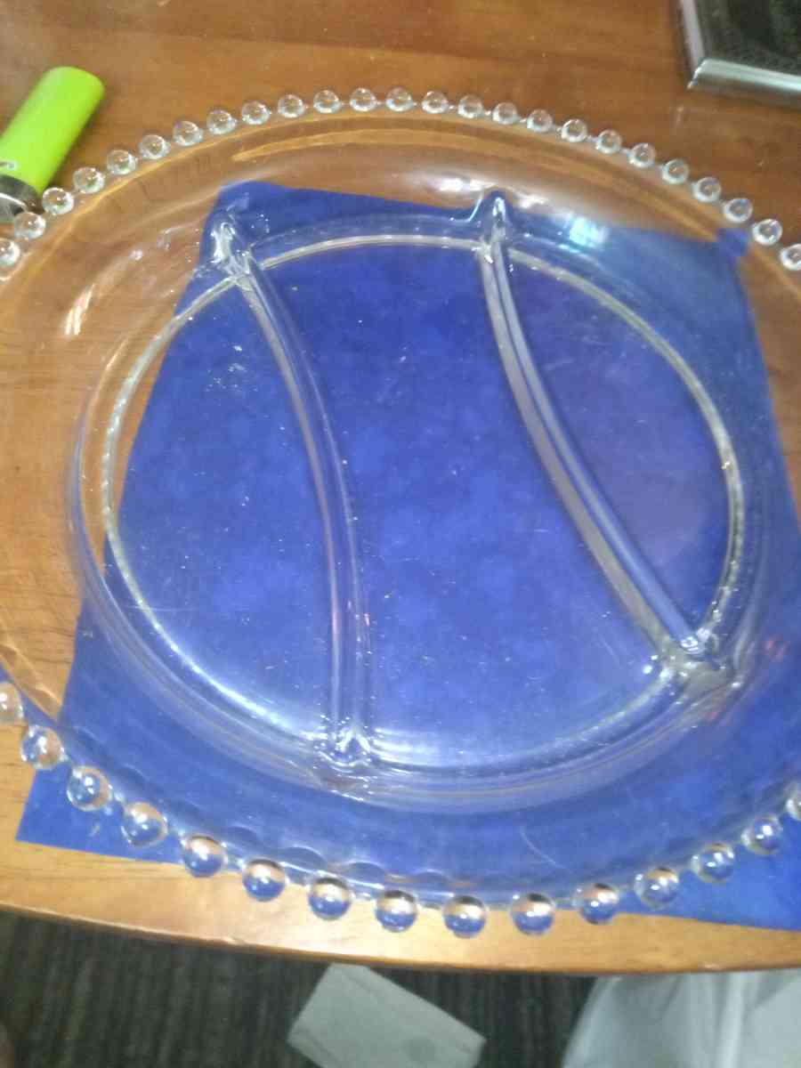 Candlewick 3 Part Relish - Pawtucket, Rhode Island - FleaMarketBay