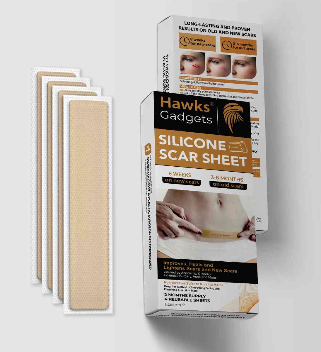 SILICONE SCAR SHEET - Lincolnwood, Illinois - FleaMarketBay