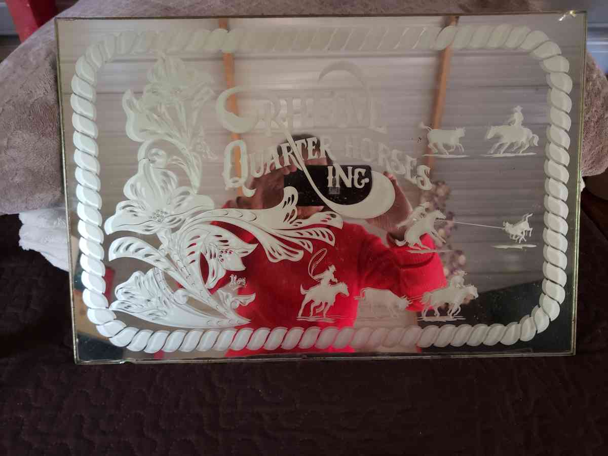 new etched glass design located one tiny chip - Leesville, Louisiana