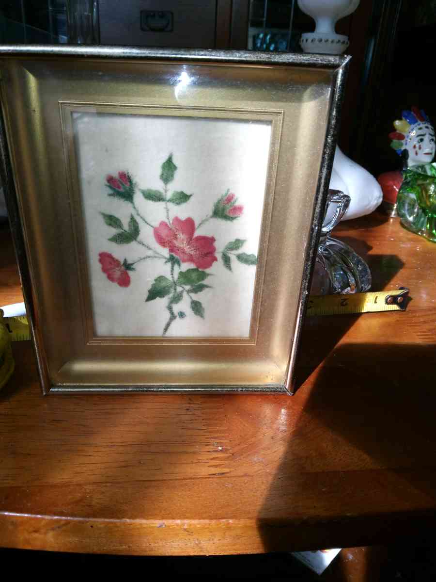 vintage hand painted Floral - Pawtucket, Rhode Island