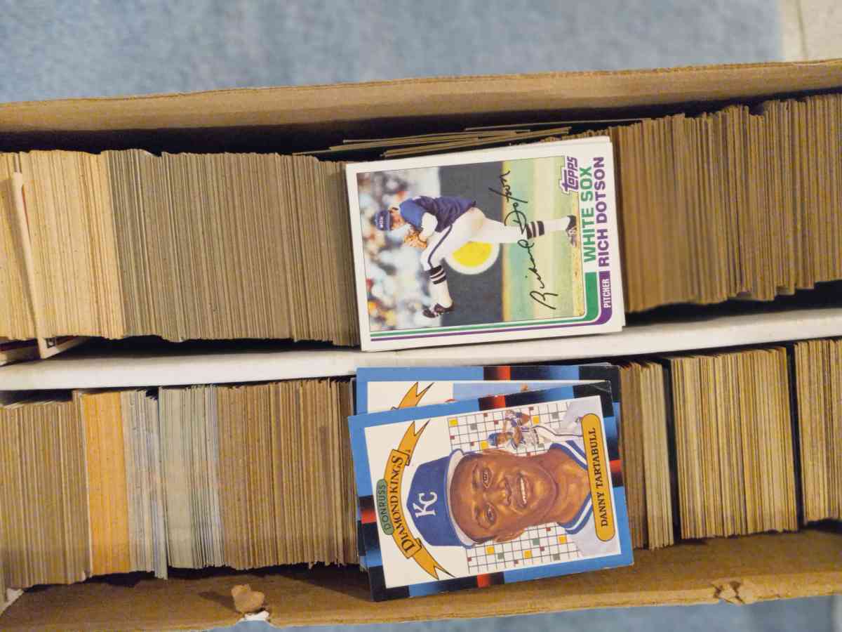 baseball cards  boxes - Holiday, Florida