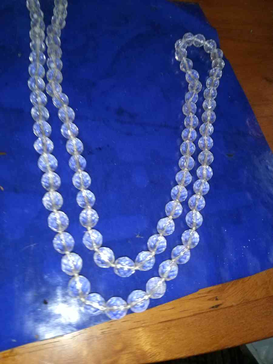 Vintage Crystal Opera Length 18 inches - Pawtucket, Rhode Island - FleaMarketBay