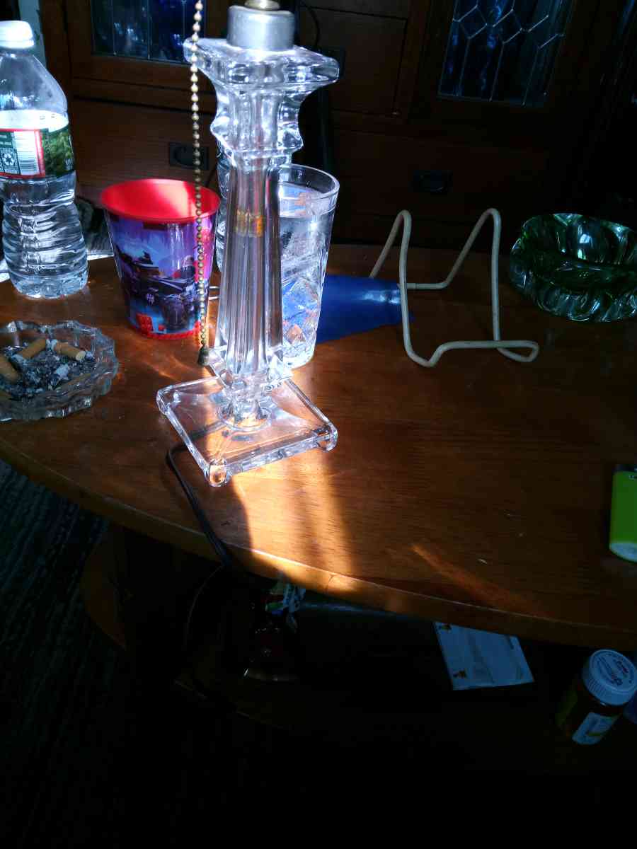 Antique Glass Lamp - Pawtucket, Rhode Island - FleaMarketBay