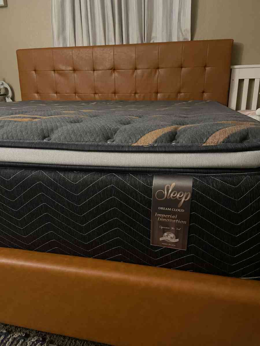 king bed frame and mattress - Sacramento, California - FleaMarketBay