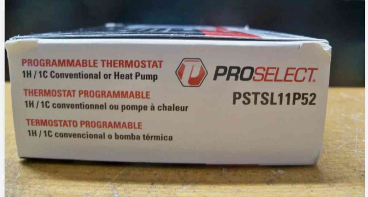 Proselect programmable thermostat 1 heat 1cool - Avondale, Arizona - FleaMarketBay