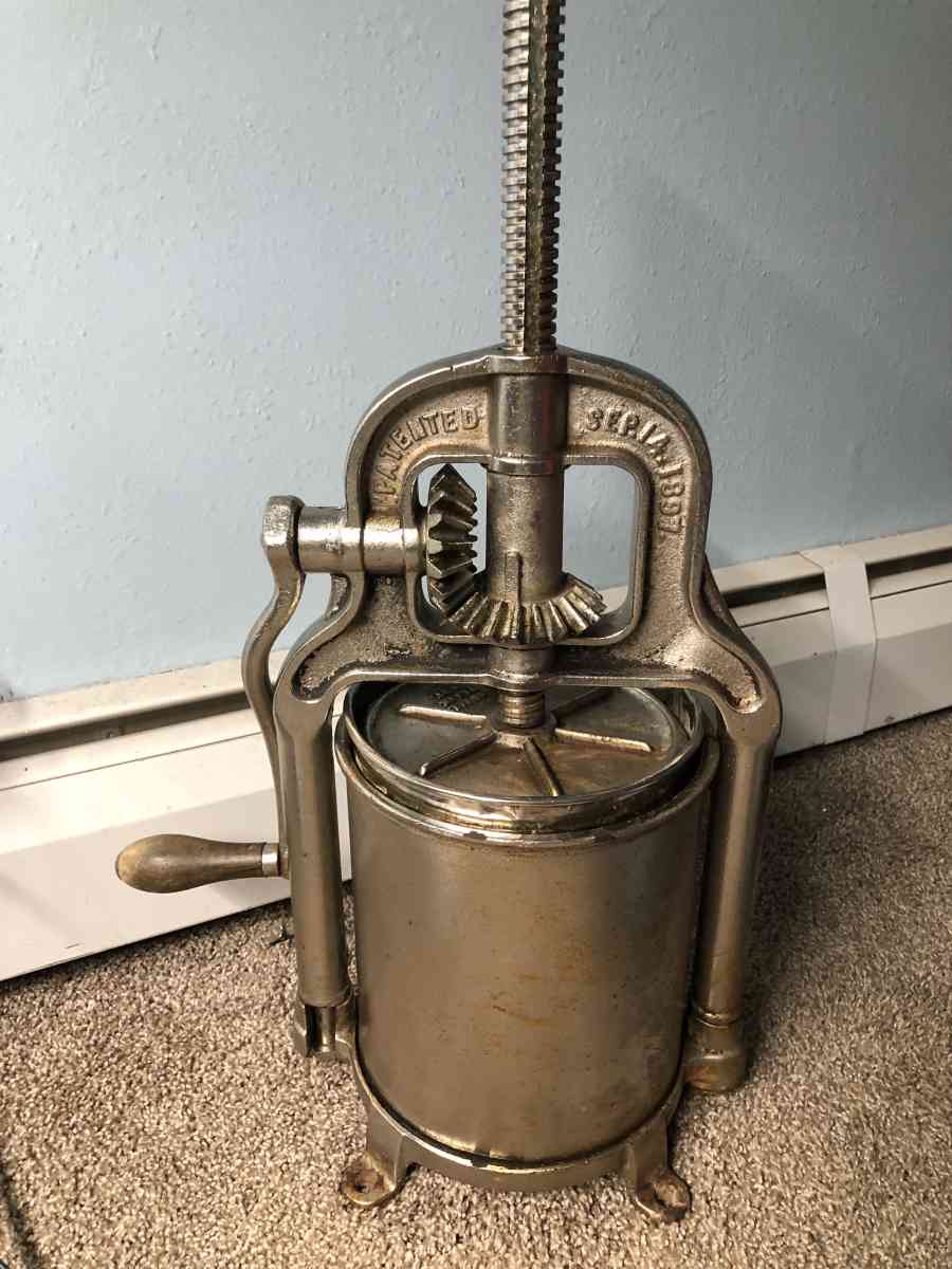 1879 Simmons sausage grinder or berry grinder - Rock Springs, Wyoming - FleaMarketBay