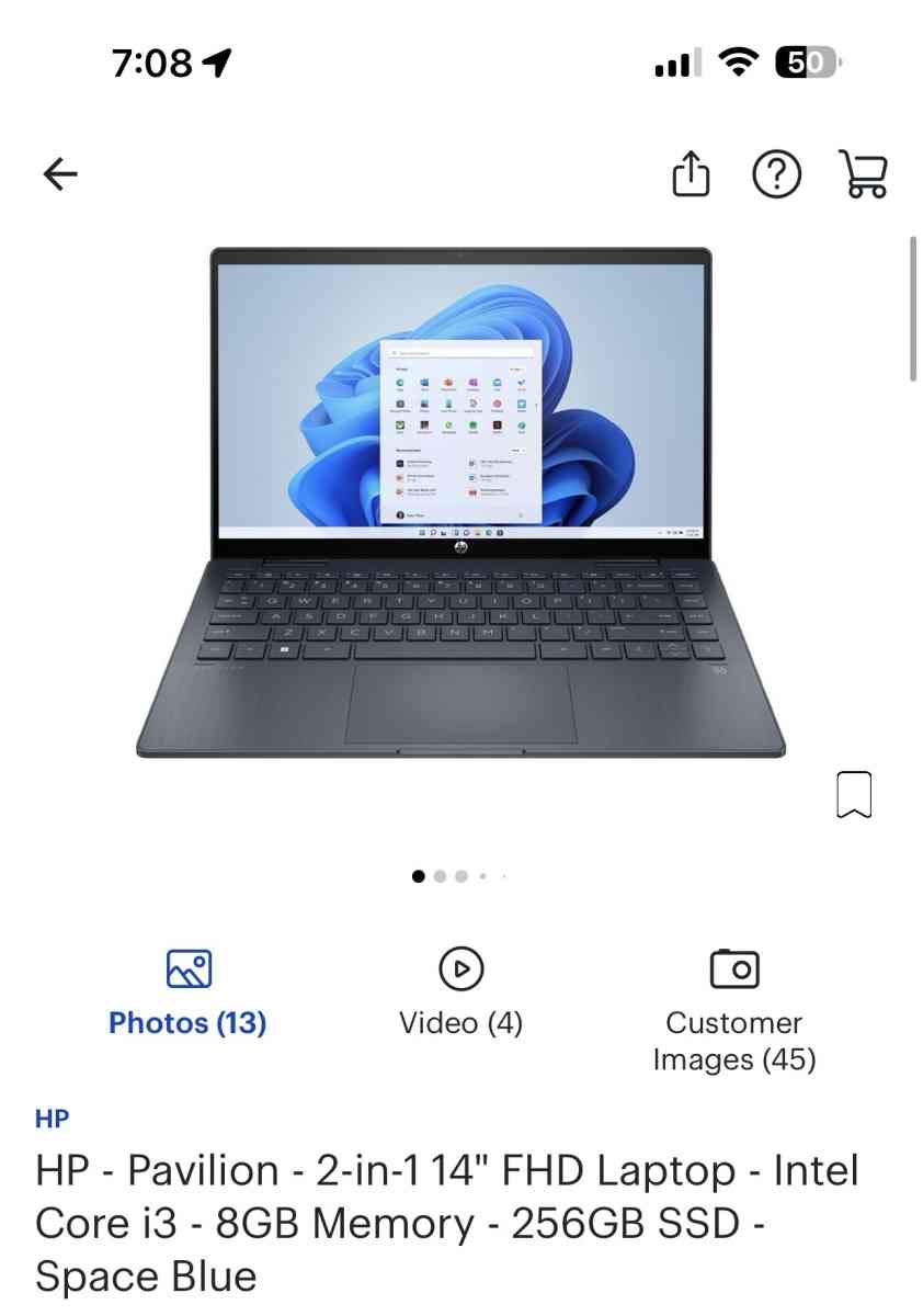 hp pavilion laptop 2 in 1 - Hamilton, Ohio