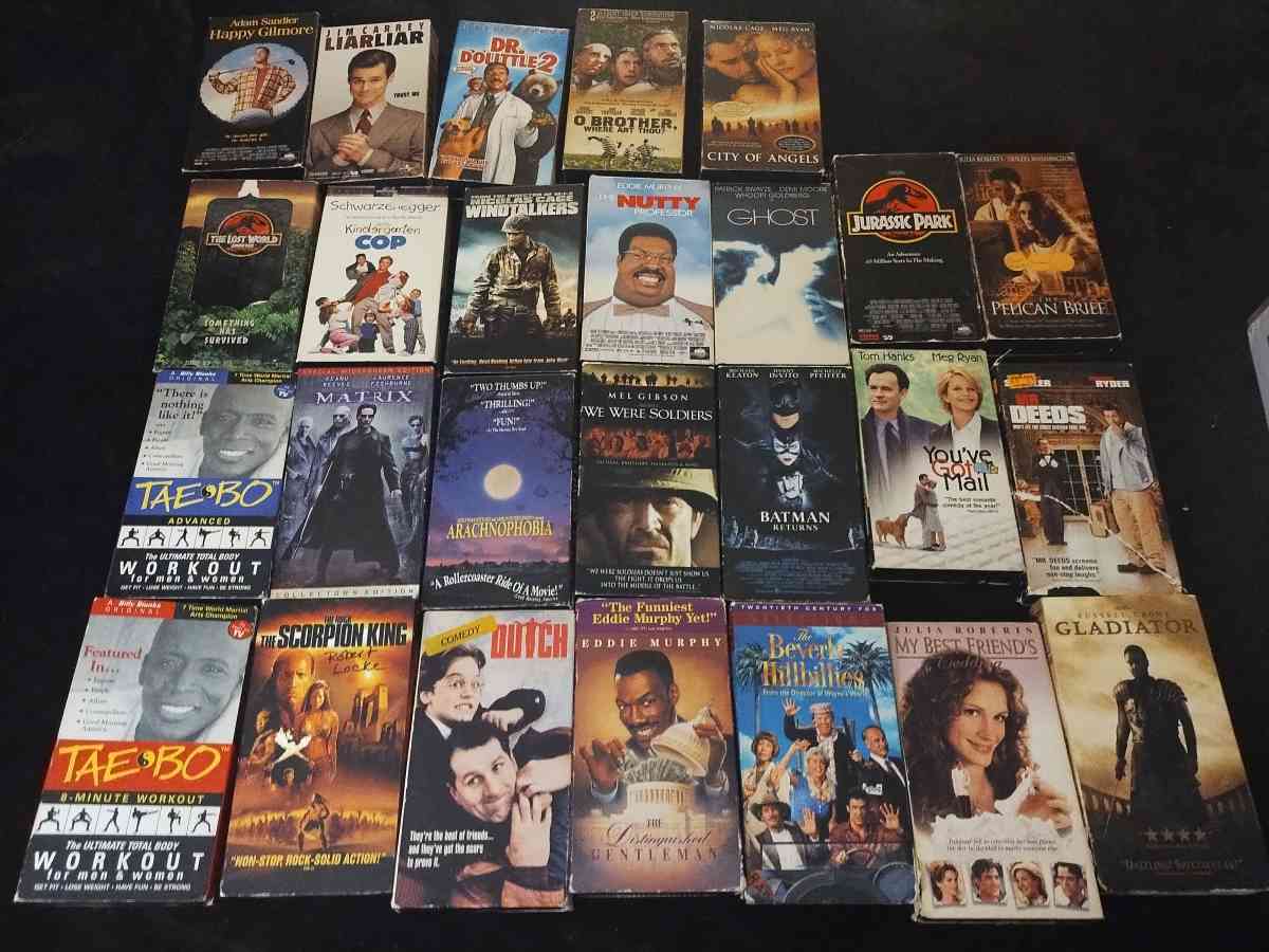 Classic VHS Movies All Together - Raleigh, North Carolina