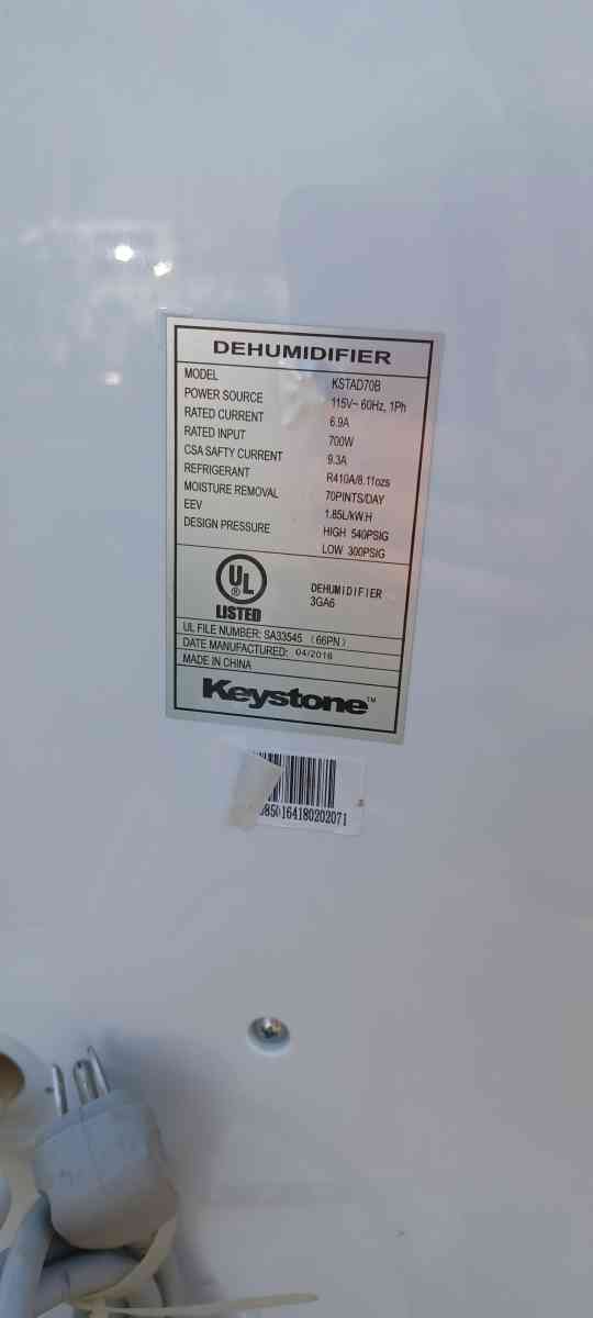 Dehumidifier - Merced, California - FleaMarketBay