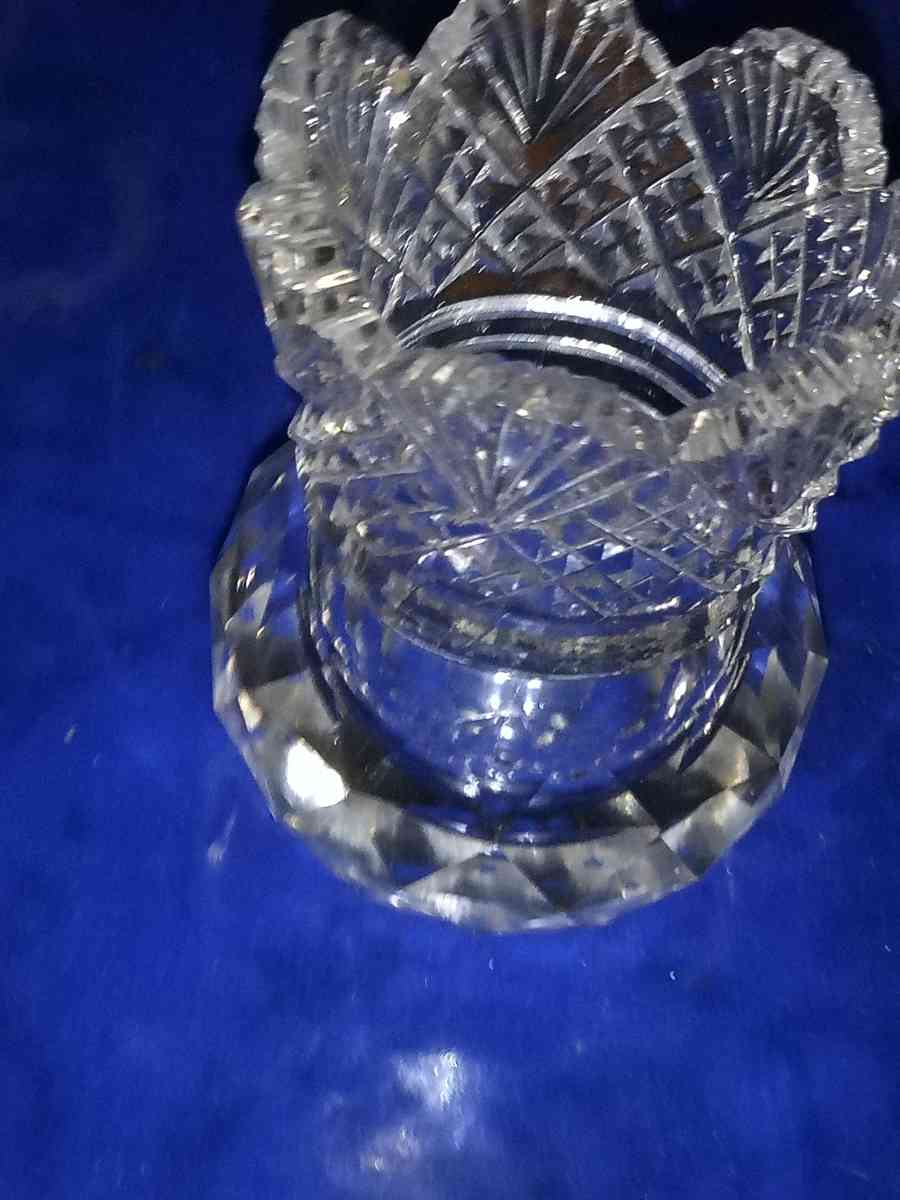 vintage Cut Glass Toothpick - Pawtucket, Rhode Island