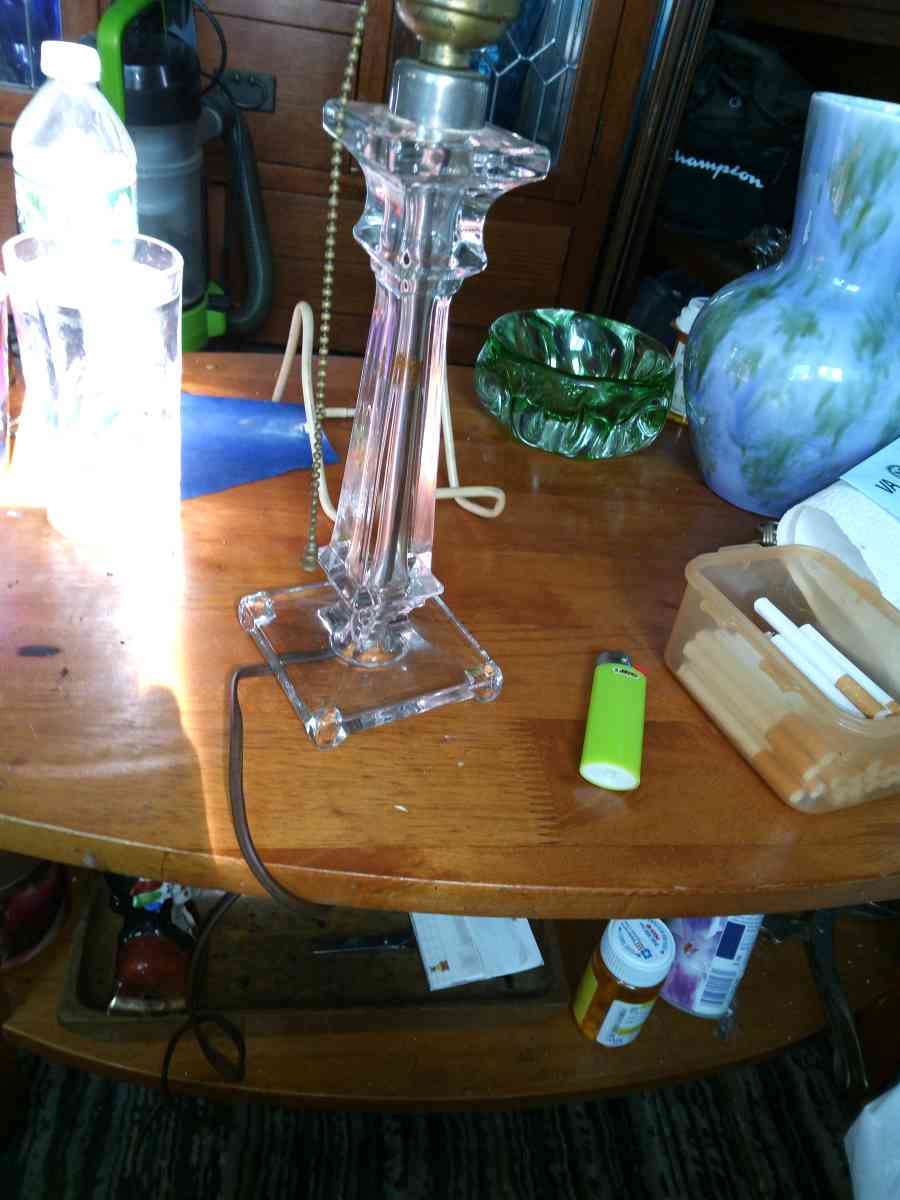 Antique Glass Lamp - Pawtucket, Rhode Island