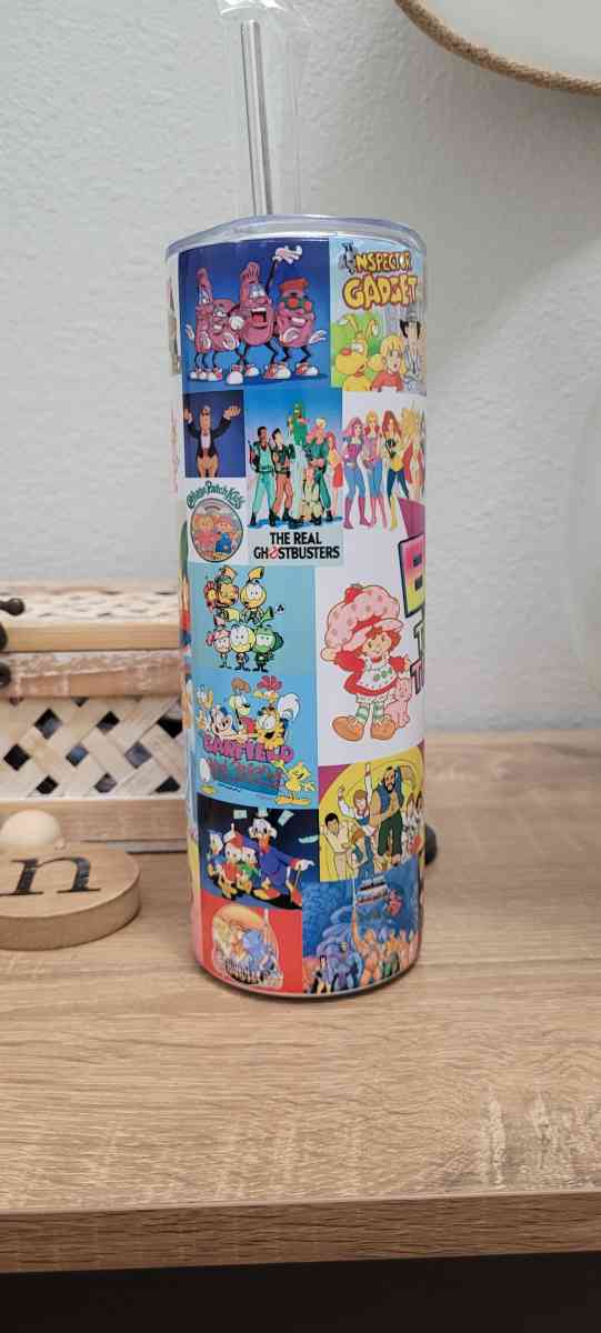 back to the 80s stainless steel tumbler - Orlando, Florida - FleaMarketBay