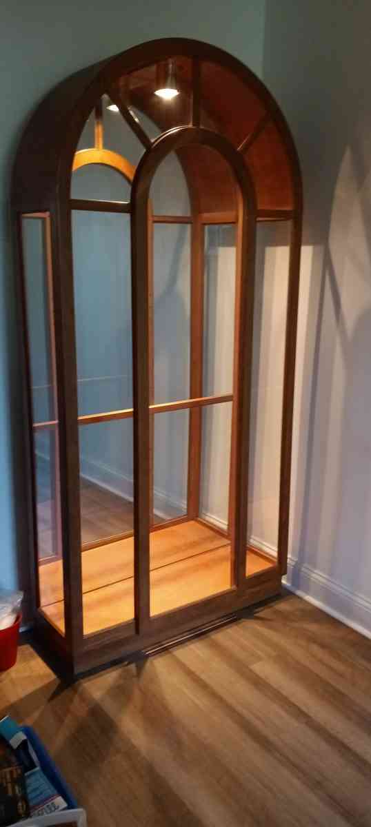 Lighted curio cabinet - Philadelphia, Pennsylvania