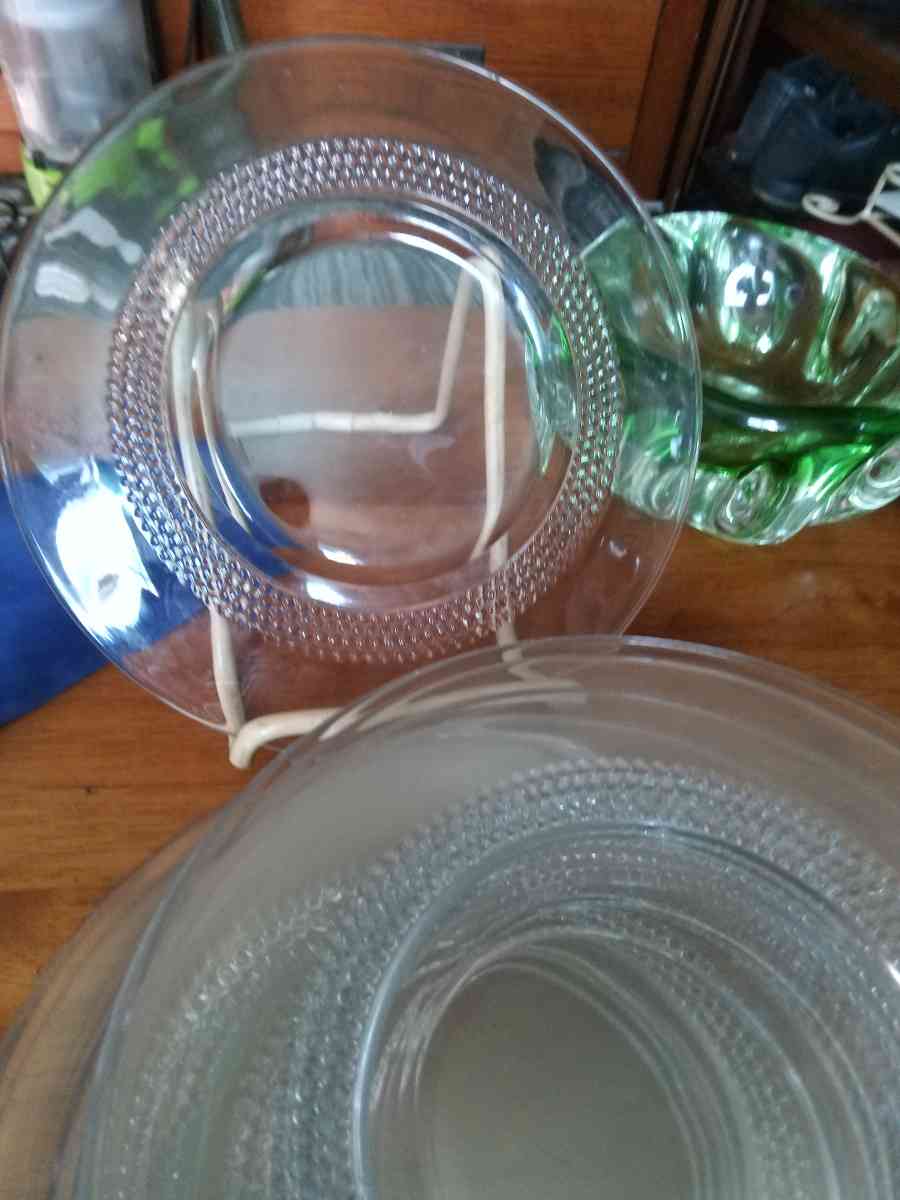 8 Duncan and Miller TEARDROPS luncheon plates - Pawtucket, Rhode Island - FleaMarketBay